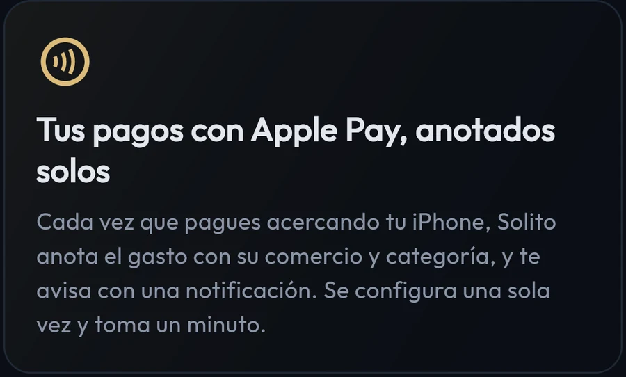 Así se ve en la app: Pagas y se registra solo
